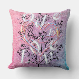 Ode an Liebe Keuchkissen Kissen