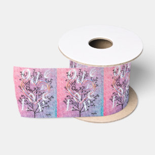 Ode an Liebe Ribbon von der Dichterin Adiela Akoo Satinband