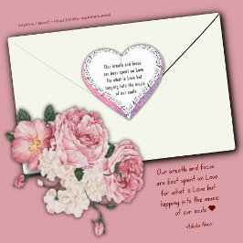 Ode an Liebe Sticker von Poet Adiela Akoo