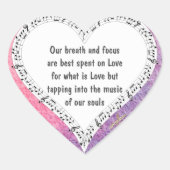 Ode an Liebe Sticker von Poet Adiela Akoo (Vorderseite)