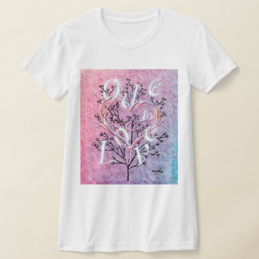 Ode an Liebe T - Shirt von Poet Adiela Akoo (Ablage )