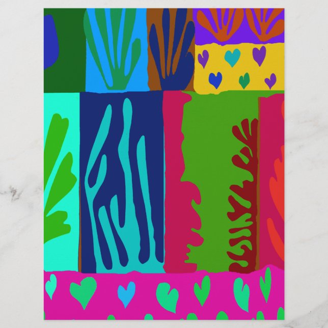 Ode an Matisse Collage (Vorderseite)