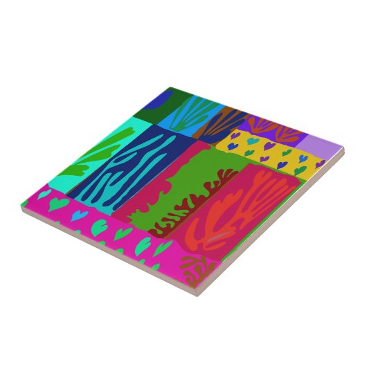 Ode an Matisse Collage Fliese (Seite)