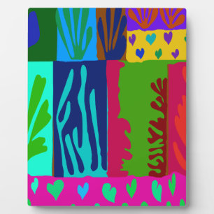 Ode an Matisse Collage Fotoplatte