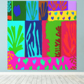 Ode an Matisse Collage Leinwanddruck (Insitu (Holzboden))
