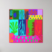 Ode an Matisse Collage Leinwanddruck (Vorderseite)
