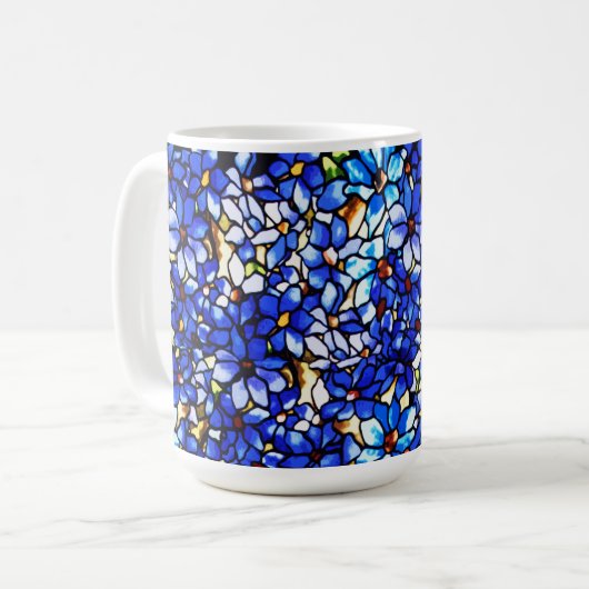 Ode an Tiffany Clematis Kaffeetasse (Vorderseite Links)