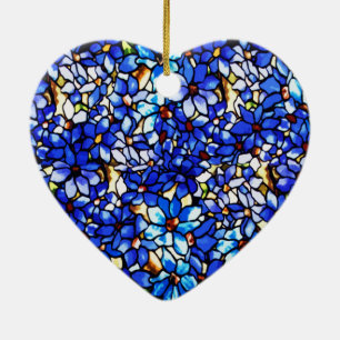 Ode an Tiffany Clematis Keramik Ornament