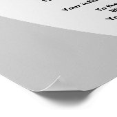 Ode an unsere lieben Lehrer Poster HAMbyWG (Ecke)