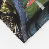 Ode nach Märchenland Fleecedecke (Ecke)