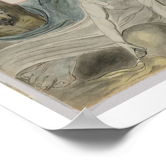 Ode to Adversity, von "The Poems of Thomas Gray", Poster (Ecke)