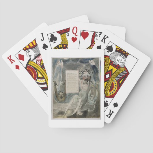 Ode to Adversity, von "The Poems of Thomas Gray", Spielkarten (Rückseite)