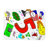 Ode to Five Flexible Magnet (Horizontal)