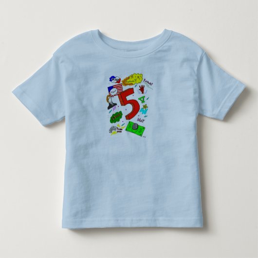 Ode to Five Kleinkind Ringer T - Shirt (Vorderseite)