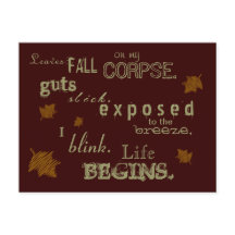 Ode to Herbst Dead Postcard