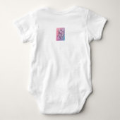 Ode to Liebe Baby Bodysuit von Poet Adiela Akoo Baby Strampler (Rückseite)