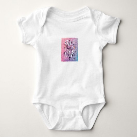 Ode to Liebe Baby Bodysuit von Poet Adiela Akoo Baby Strampler (Vorderseite)