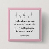 Ode to Liebe Button von Poet Adiela Akoo (Vorderseite)