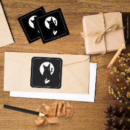 Ode to Liebe Cat Sticker by Poet Adiela Akoo