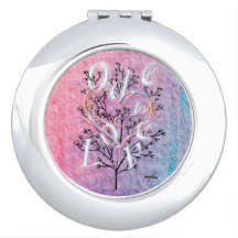Ode to Liebe Compact Mirror Designed by Adiela Ako