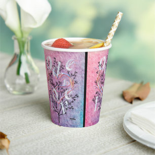 Ode to Liebe Paper Cup von Adiela Akoo entworfen Pappbecher