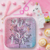 Ode to Liebe Paper Plate von Poet Adiela Akoo Pappteller (Party)