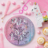 Ode to Liebe Paper Plate von Poet Adiela Akoo Pappteller (Party)