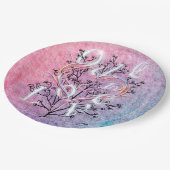 Ode to Liebe Paper Plate von Poet Adiela Akoo Pappteller (Schrägansicht)