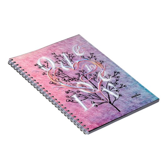 Ode to Liebe Spiral Notebook Notizblock (Rechte Seite)