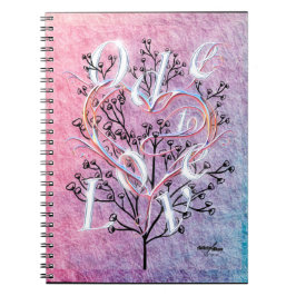 Ode to Liebe Spiral Notebook Notizblock