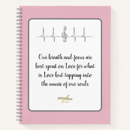 Ode to Liebe Spiral Notebook von Poet Adiela Akoo Notizblock