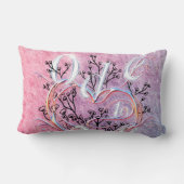 Ode to Liebe Throw Kissen von Adiela Akoo (Rückseite)