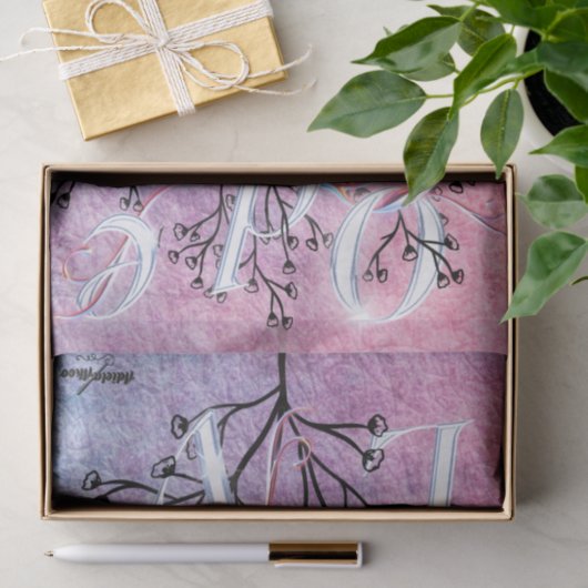 Ode to Liebe Tissue Paper von Poet Adiela Akoo Seidenpapier (Geschenk)