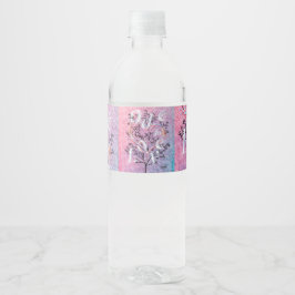 Ode to Liebe Water Bottle Label von Adiela Akoo Wasserflaschenetikett