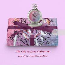 Ode to Liebe Wrapping Paper von Poet Adiela Akoo