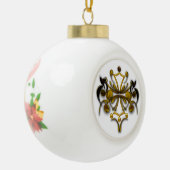 "Ode to Pure Significance" Keramik Kugel-Ornament (Links)