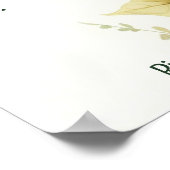 Ode to Spring Gedicht mit Brown Bird Wren Poster (Ecke)