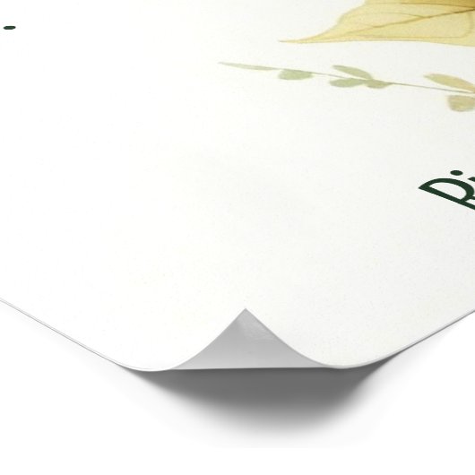 Ode to Spring Gedicht mit Brown Bird Wren Poster (Ecke)