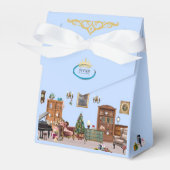 Ode to The Nutcracker Ballet Blue Favor Box Geschenkschachtel (Vorderseite)