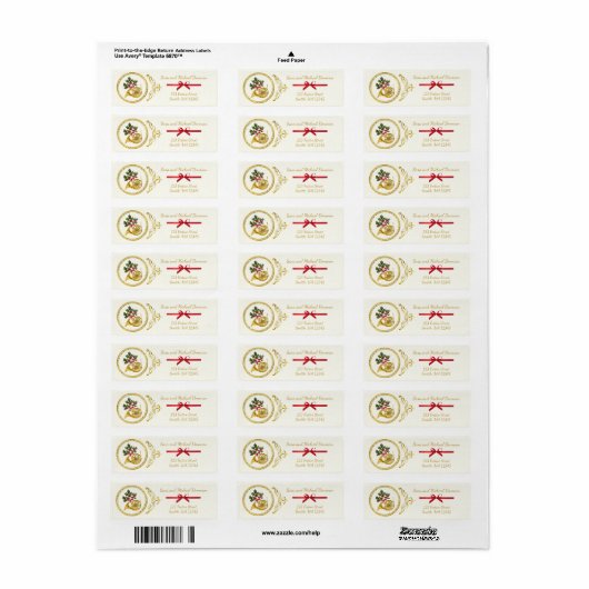 Ode to The Nutcracker French Horn Address Label (Vorne)