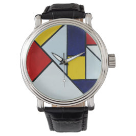 Ode to the Stijl Piet Mondriaan Armbanduhr