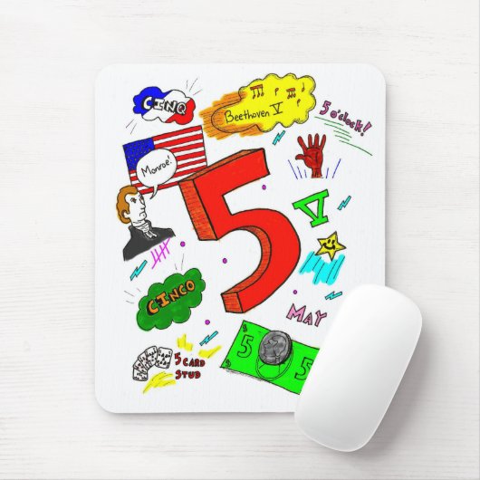 Ode zu fünf Mousepad (Mit Mouse)