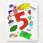 Ode zu fünf Mousepad (Vorne)