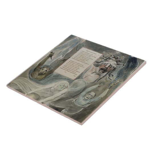 Ode zum Missgeschick, "von den Gedichten von Fliese (Seite)