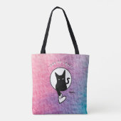 Ode zur Liebe Cat Tasche von Adiela Akoo (Rückseite)