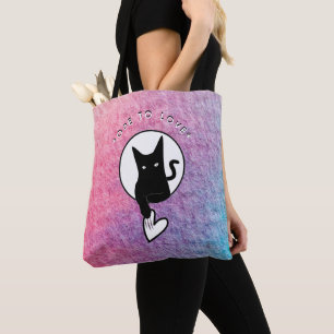 Ode zur Liebe Cat Tasche von Adiela Akoo