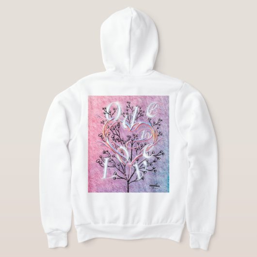 Ode zur Liebe Full Zip Hoodie (AblageHinten)