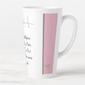 Ode zur Liebe Latte Tasse von Poet Adiela Akoo (Rechts)