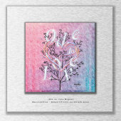 Ode zur Liebe Square Magnet