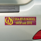 O'Dea Swim und Tauchen-Autoaufkleber-Version 2 Autoaufkleber (Auf Auto)